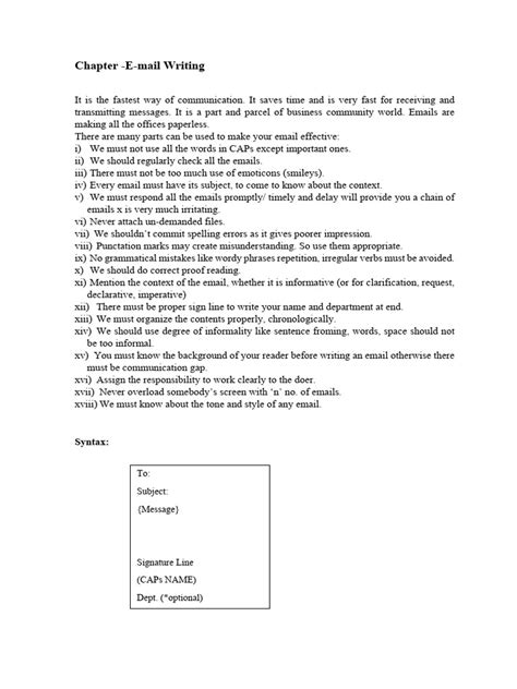 Image result for Email Writing Guide