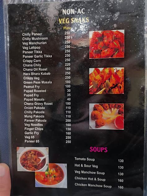 Menu at Ashoka Family Restaurant & Lodging, Mauda, Near old bus stand road