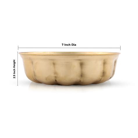 Giri - Brass Chandan Pela | Brass Lotus Bowl | Chandan Cup