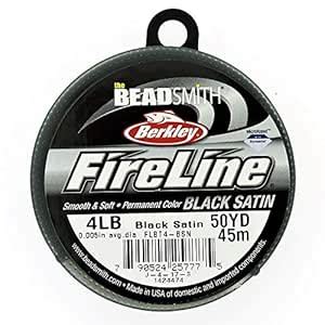 Beadsmith Fireline Microfused Braided Bead Thread, 50 Yards / Spool ...