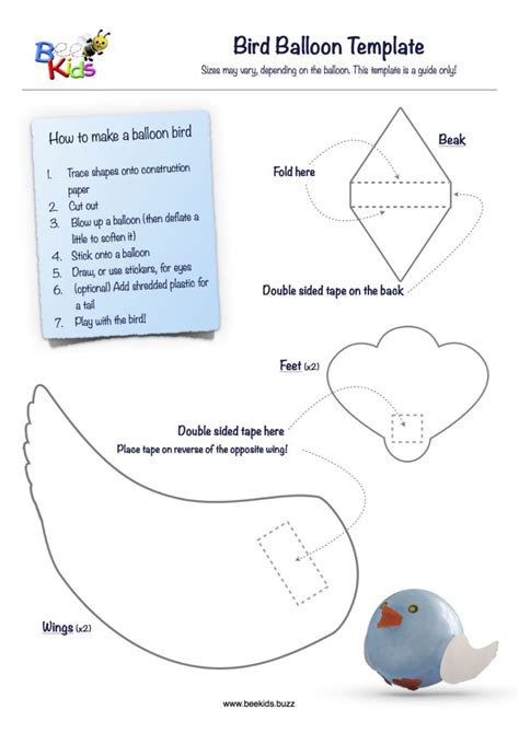 Image result for Balloon Bird Tutorial