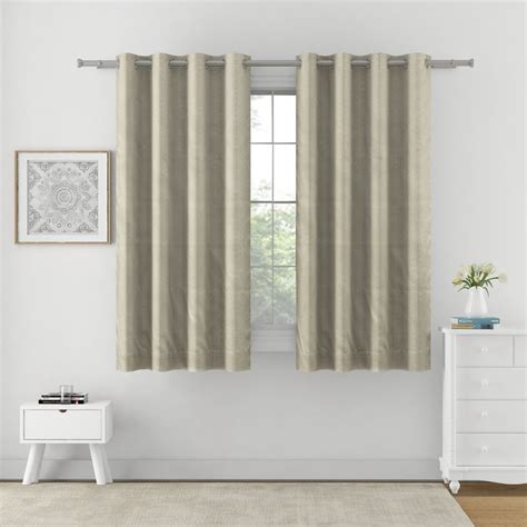 Buy SWAYAM Set of 2 Jacquard Blackout Window Curtains from Swayam at ...