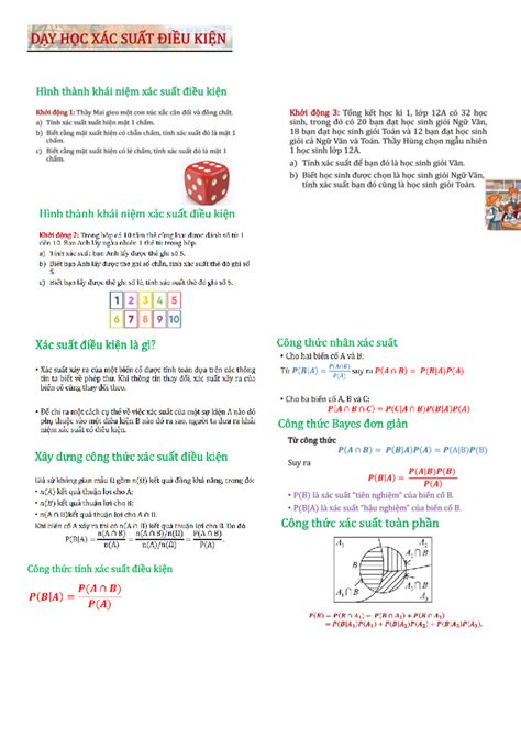 DẠY THÊM XÁC SUẤT CÓ ĐIỀU KIỆN 12 IEC: Câu Trắc Nghiệm và Giải Thích ...