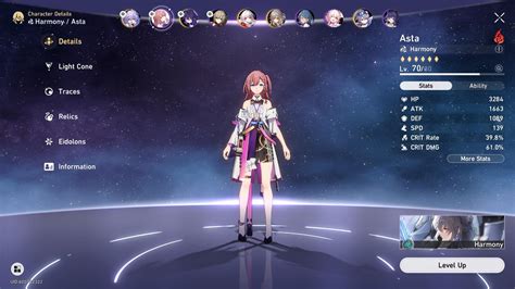 MoC 30 Stars Clear TL61 w/ Asta, Bailu, Clara, March 7th, Natasha, Pela ...