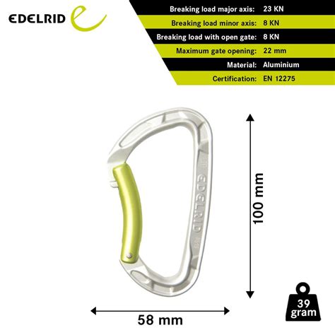 Edelrid Pure Bent Carabiner