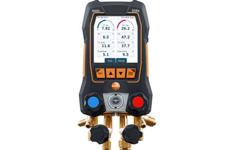 testo 558s - Digital manifold with 4-way valve block and intuitive ...