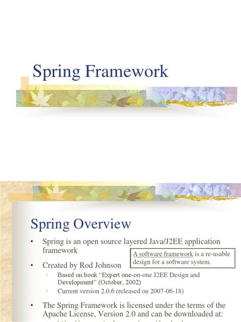 Spring Framework Tutorial PDF 的图像结果