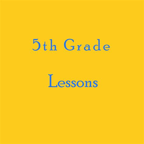 Image result for 5th Grade Learning