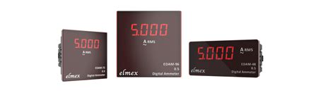 Digital Ammeter - EDVM Series | Digital Panel Meters - Rkepl