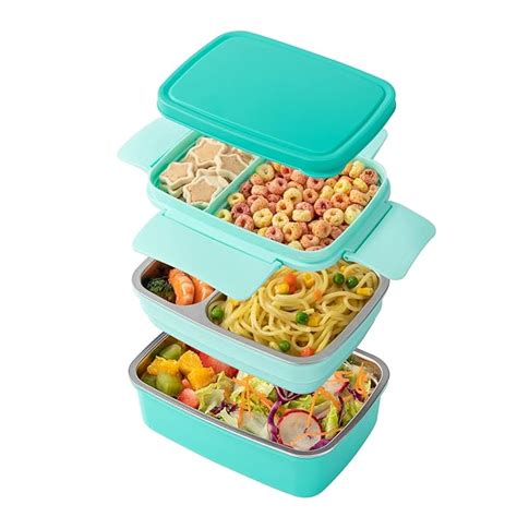 Buy (Green) - Freshmage Stainless Steel Bento Box for Adults & Kids ...