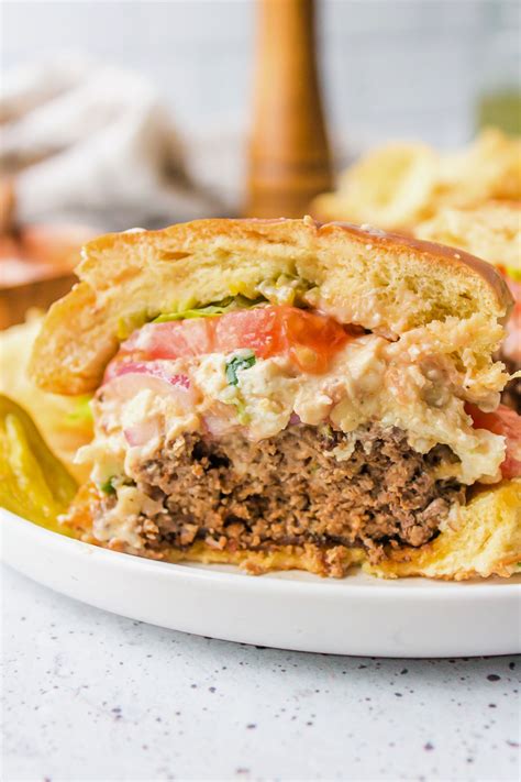 Jalapeno Popper Burgers - Reluctant Entertainer