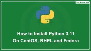 Image result for Python 3.6.8 Fedora