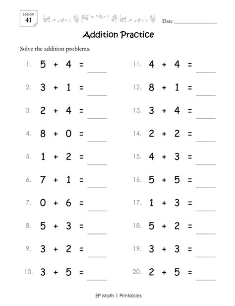 Addition Practice 的图像结果