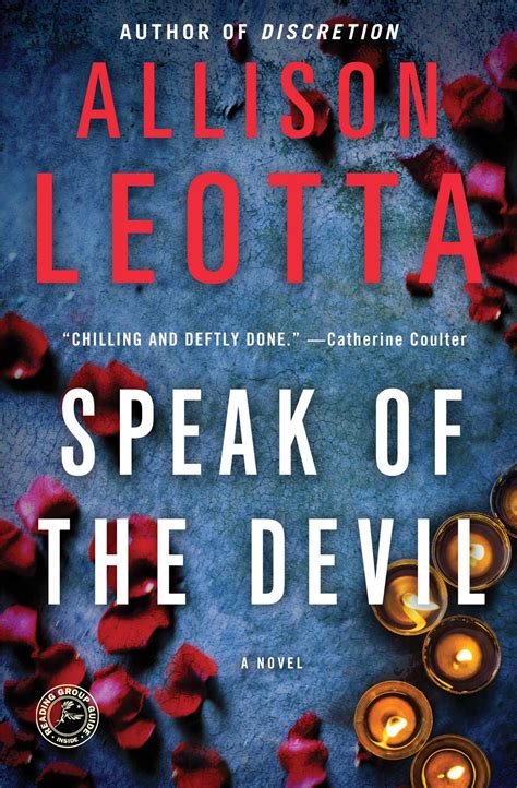 Speak of the Devil | Book by Allison Leotta | Official Publisher Page ...