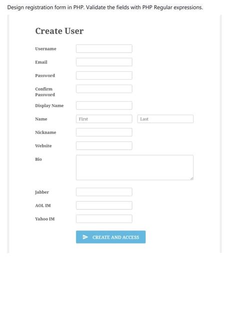 Image result for Sign Up Form.php Required Fields Tag