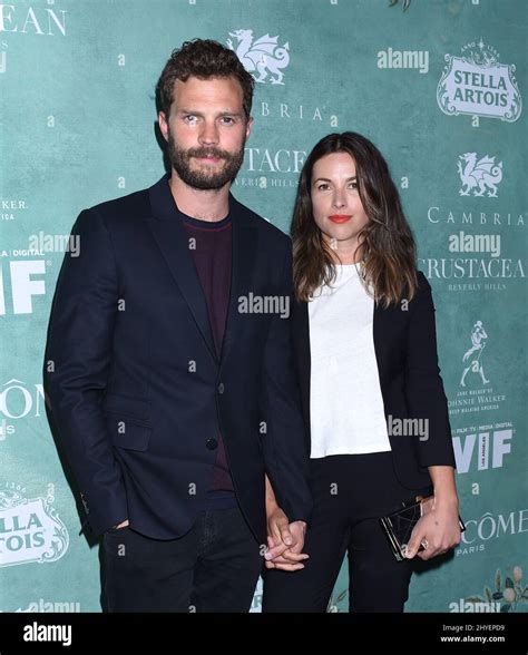 Jamie Dornan and Amelia Warner attends the 10th Woman In Film Pre-Oscar ...