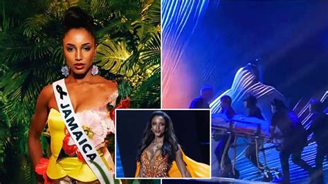 Fall from Miss Universe 2025 stage Telugu News : Fall from Miss ...