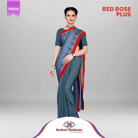 RPS2D - Uniform Sarees | Kothari Uniforms | Red Rose Plus