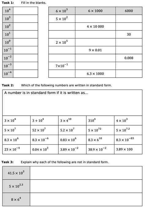 Image result for MathsWatch Answers Standard Form