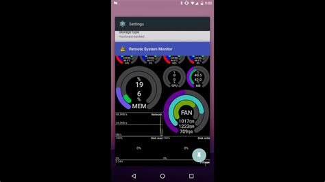 Remote System Monitor 的图像结果