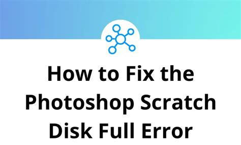 Image result for Photoshop Scratch Disk Error Message