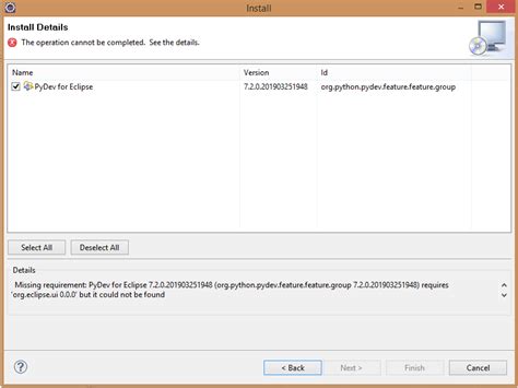 PyDev Installation 的图像结果