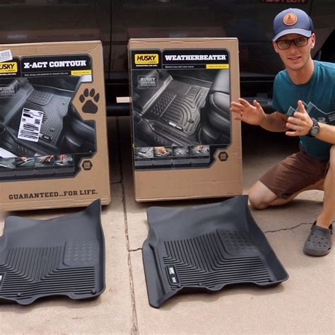 Husky WeatherBeater VS X-Act Contour All-Weather Floor Mat Comparison ...