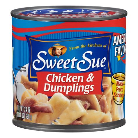 Sweet Sue Chicken & Dumplings, 24 oz can - Walmart.com
