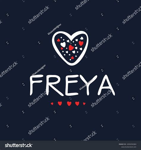 23 Freya Name Images, Stock Photos & Vectors | Shutterstock