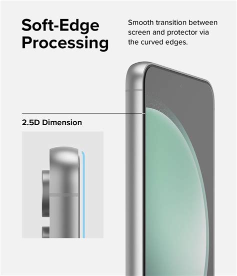 Galaxy S23 FE Tempered Glass Screen Protector Guard | Transparent - 2