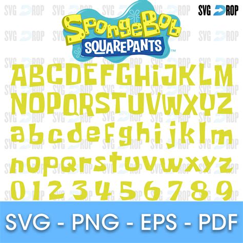 Spongebob The Font