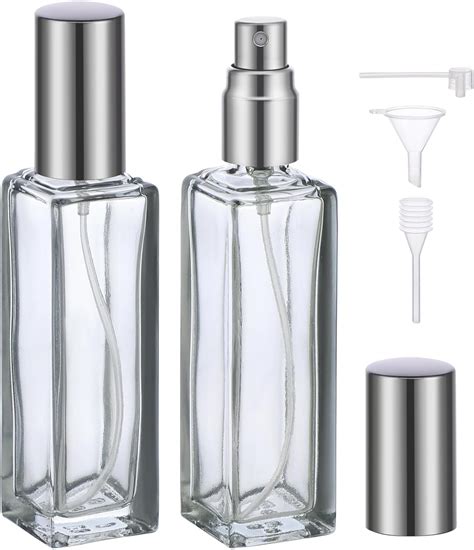 Segbeauty 20ml Refillable Perfume Bottle Travel, 2pcs Empty Glass Spray ...