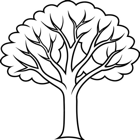 Image result for Simple Tree Line Drawing