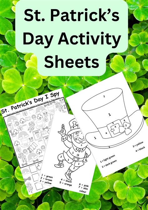 Mash > Infants > St. Patrick's Day Activity Sheets