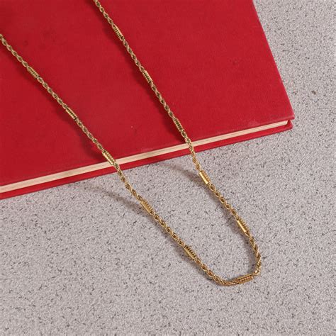 Regal Twist Tube Men's Chain – Nimee Luxe
