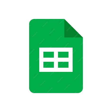 Google sheets logo | Premium Vector