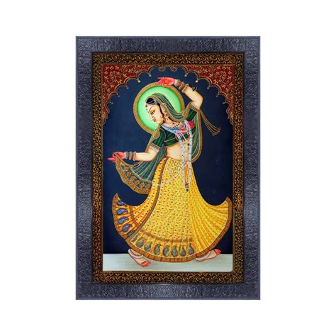 pnf Poster And Frames Rajasthani Miniature Painting Art Wooden Photo ...
