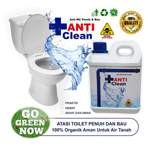 Jual Anti Clean Obat Atasi Toilet Penuh Bau Tanpa Sedot WC Kemasan 1 ...