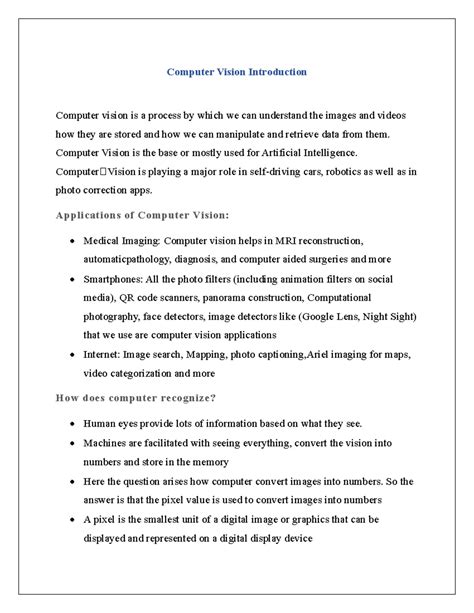 Image result for Introduction to Computer Vision