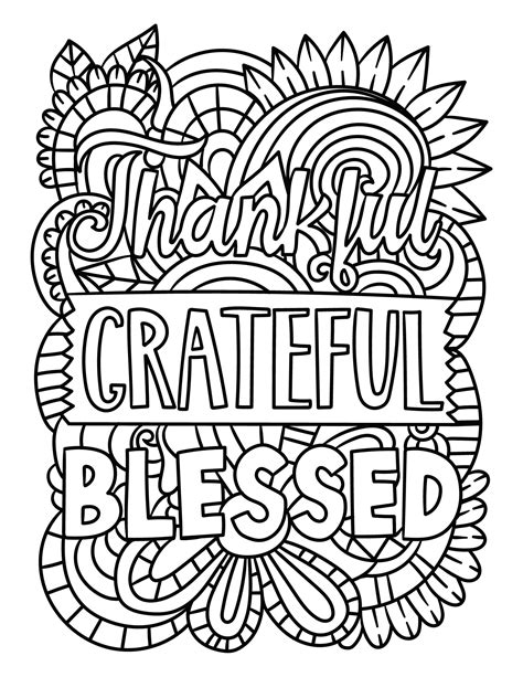 Thank You Coloring Pages