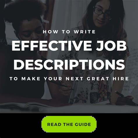 Image result for Developing a Job Description