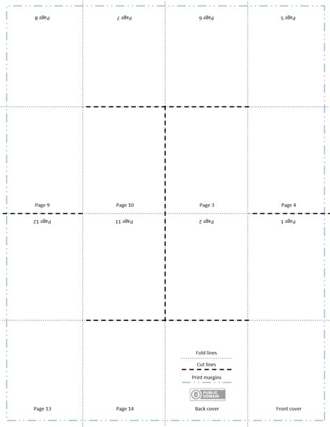 16 Page Zine Template
