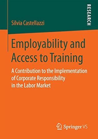Employability and Access to Training: A Contribution to the ...