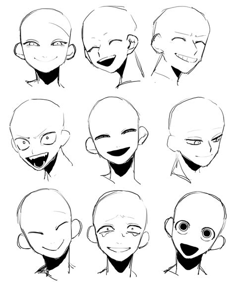 Pin by ねっち on 表情 | Drawing face expressions, Drawing expressions, Art ...