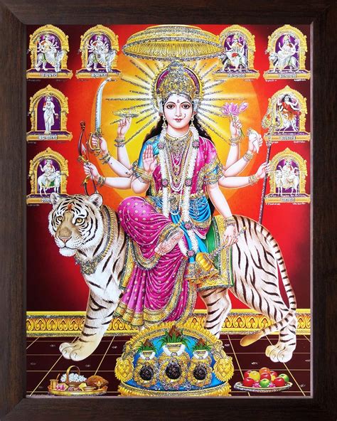 Art n Store: Goddess Durga/Ambe/Sherawali Maa in his 9 form, Religious ...