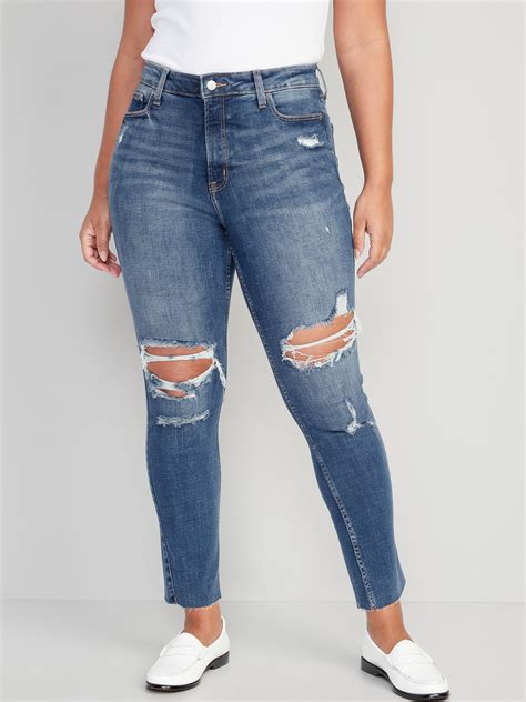 Extra High-Waisted Rockstar 360° Stretch Super-Skinny Jeans | Old Navy