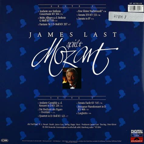 James Last spielt Mozart – Bertelsmann Vinyl Collection
