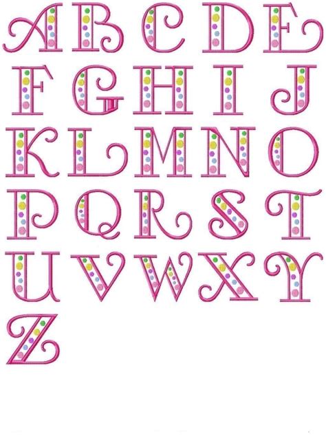 Hand Embroidery Alphabet Fonts Free Web Best Embroidery Fonts ...