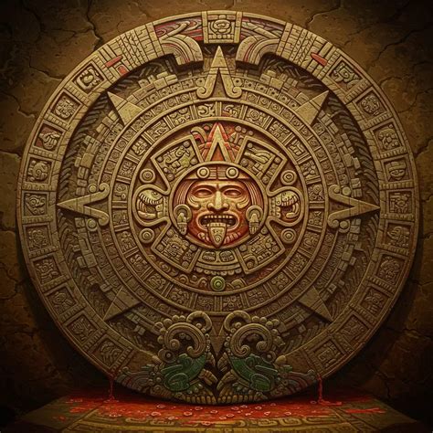 Image result for Aztec Sun Stone History