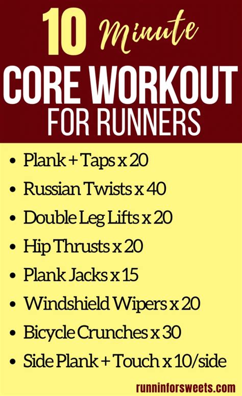The 8 Best Core Exercises for Runners | Runnin' for Sweets